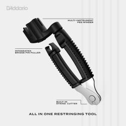 D'ADDARIO DP0002 Pro-Winder Avvolgicorde e Tagliacorde 2 in 1 per Chitarra