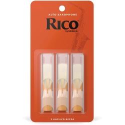 RICO RJA0320 Ance per Sax Contralto n.2 e 1/2 (Pack da 3)