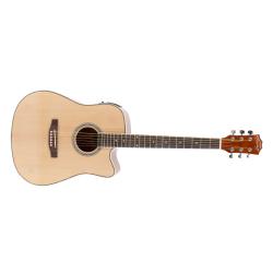 ffalstaff FG414CE Chitarra Acustica Elettrificata Cutway con Top in Abete, Tastiera e Ponte in Palissandro (Natural)