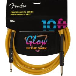 FENDER Cavo Jack-Jack serie Glow in the dark arancione (3 Metri)